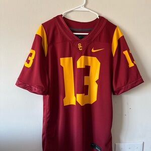 Nike Red and Yellow Men's Jersey